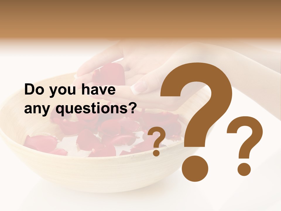 Girl Treat Relax PowerPoint Template