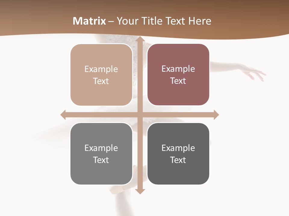 Balance Sensuality Silhouette PowerPoint Template