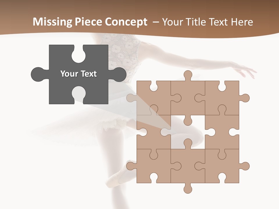 Balance Sensuality Silhouette PowerPoint Template