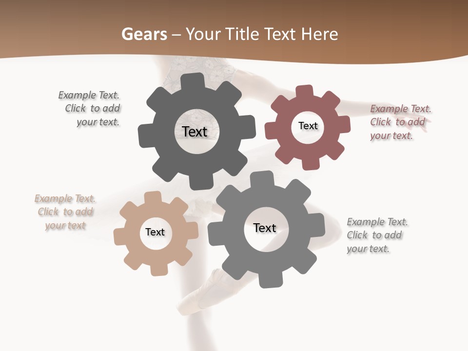 Balance Sensuality Silhouette PowerPoint Template