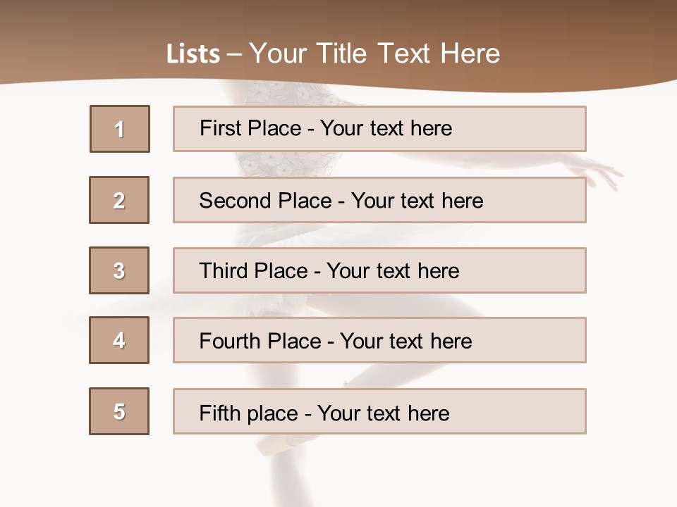 Balance Sensuality Silhouette PowerPoint Template