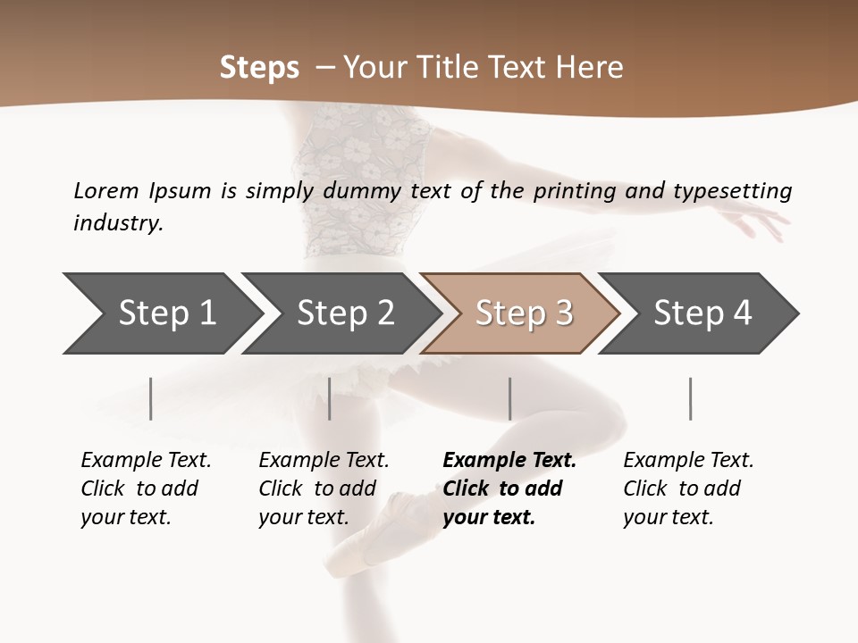 Balance Sensuality Silhouette PowerPoint Template