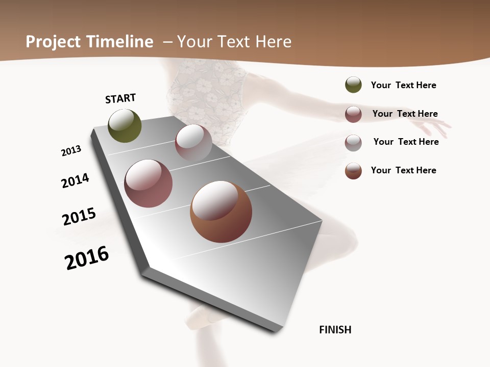 Balance Sensuality Silhouette PowerPoint Template