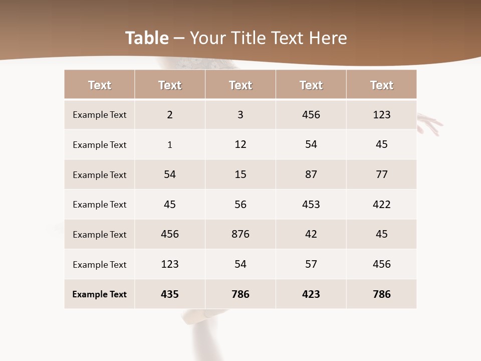 Balance Sensuality Silhouette PowerPoint Template