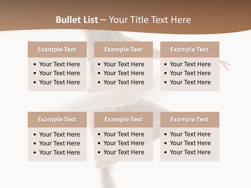 Balance Sensuality Silhouette PowerPoint Template