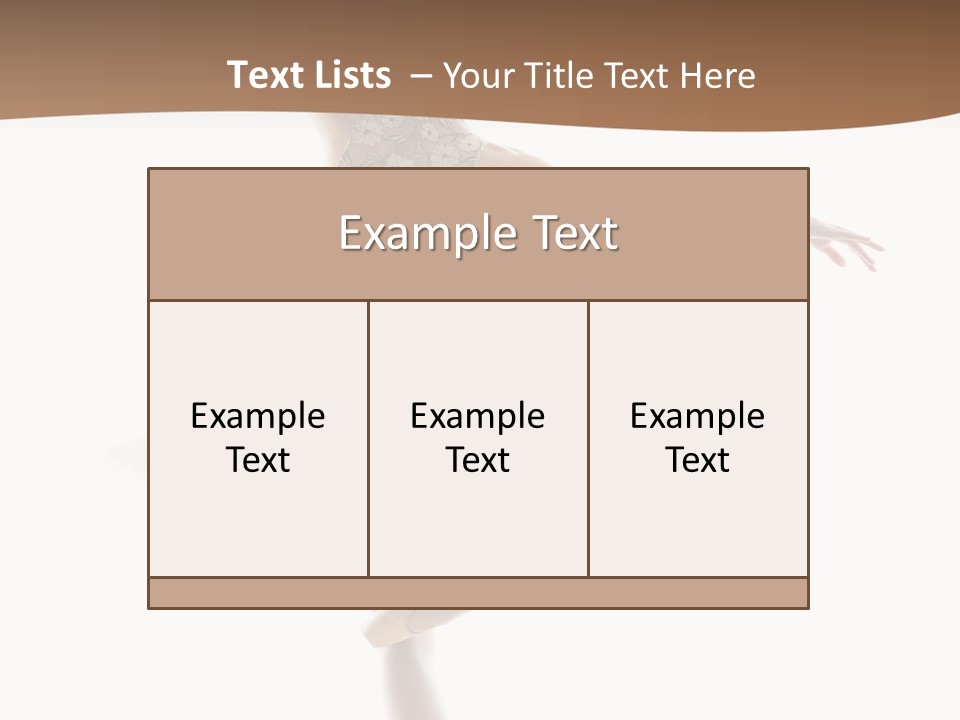 Balance Sensuality Silhouette PowerPoint Template
