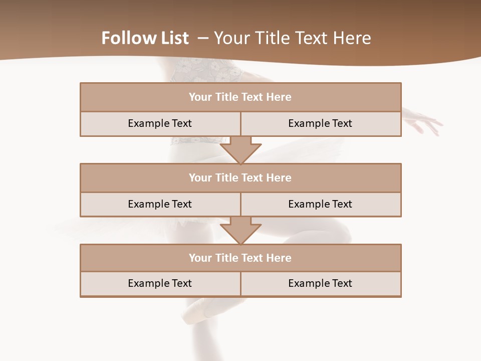 Balance Sensuality Silhouette PowerPoint Template