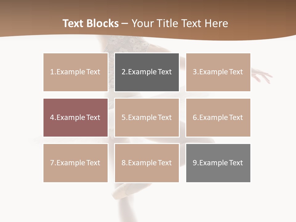 Balance Sensuality Silhouette PowerPoint Template