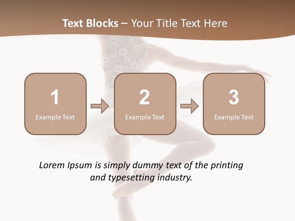 Balance Sensuality Silhouette PowerPoint Template