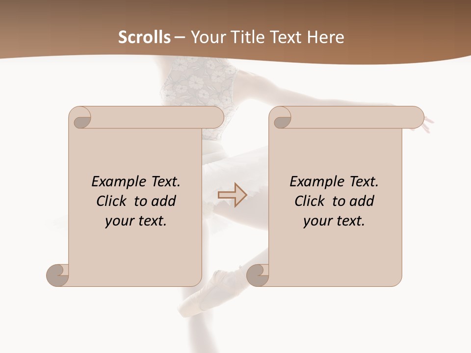 Balance Sensuality Silhouette PowerPoint Template