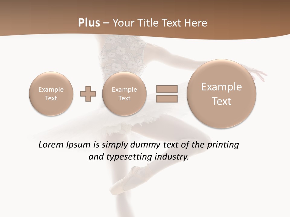 Balance Sensuality Silhouette PowerPoint Template