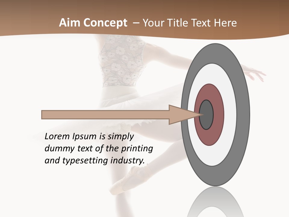 Balance Sensuality Silhouette PowerPoint Template