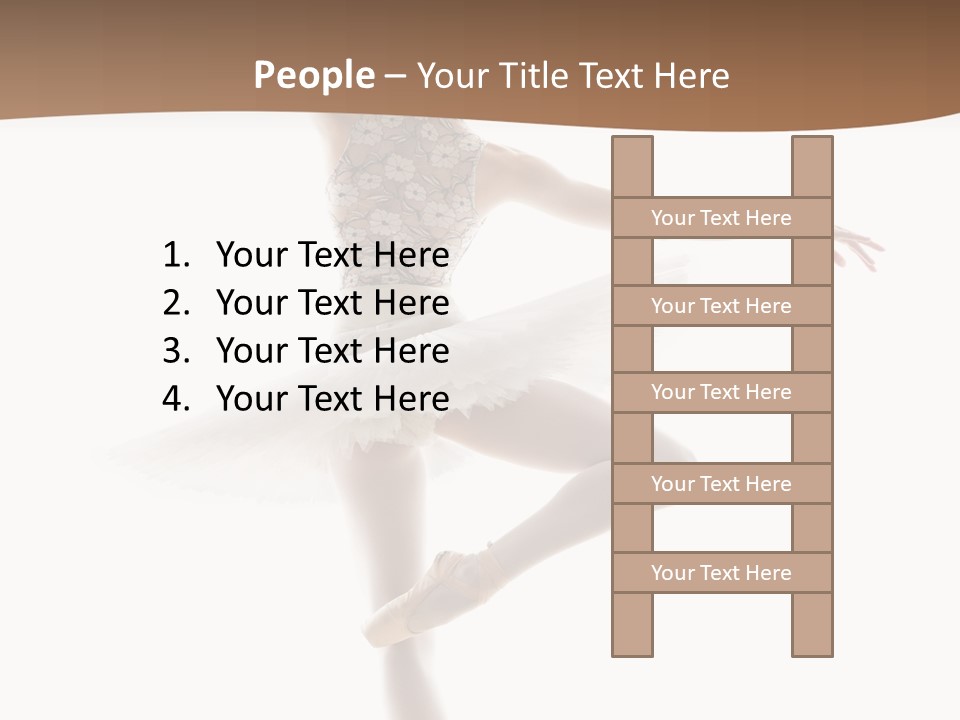 Balance Sensuality Silhouette PowerPoint Template