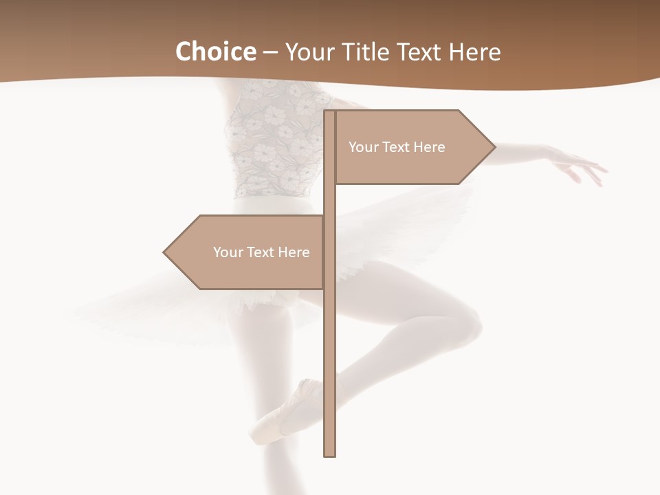 Balance Sensuality Silhouette PowerPoint Template