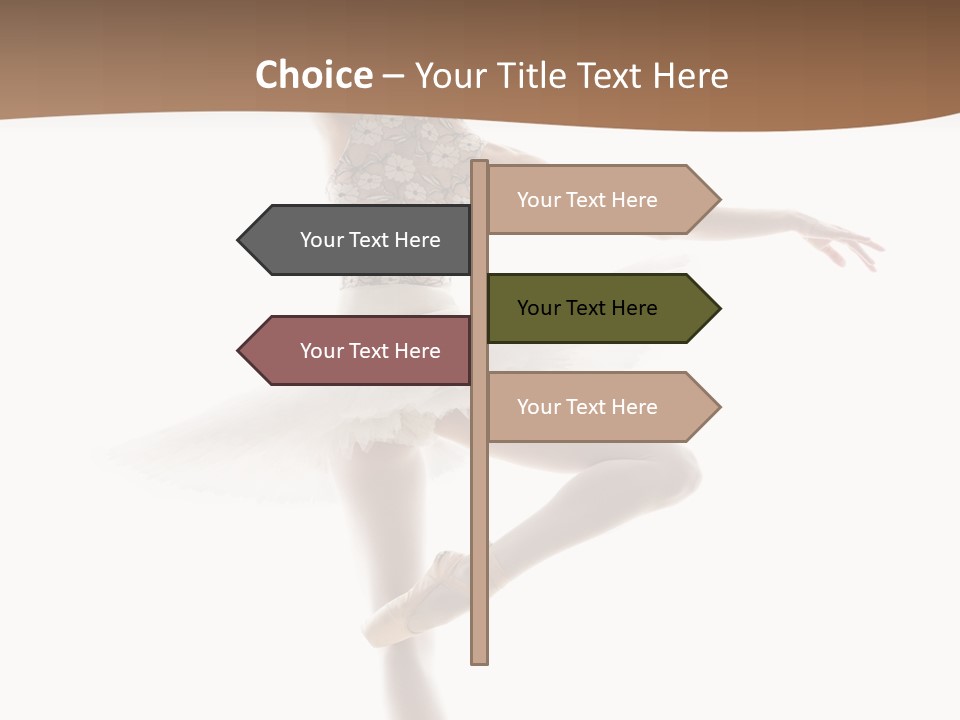 Balance Sensuality Silhouette PowerPoint Template