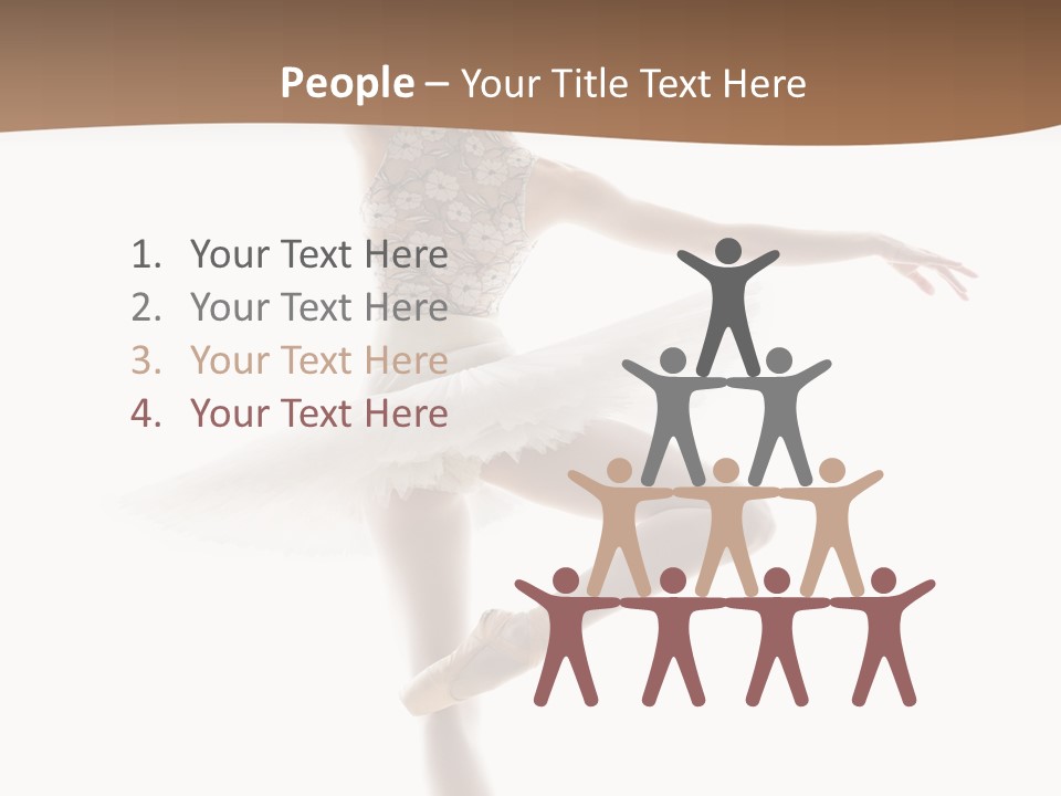 Balance Sensuality Silhouette PowerPoint Template