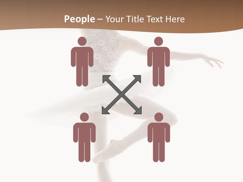 Balance Sensuality Silhouette PowerPoint Template