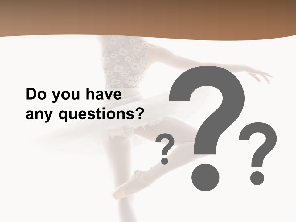 Balance Sensuality Silhouette PowerPoint Template