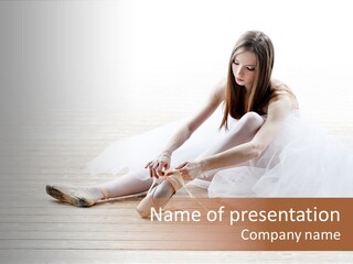 Boot Foot Ballerina PowerPoint Template