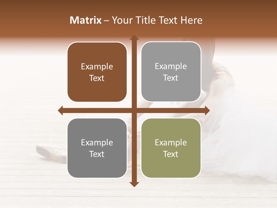 Boot Foot Ballerina PowerPoint Template