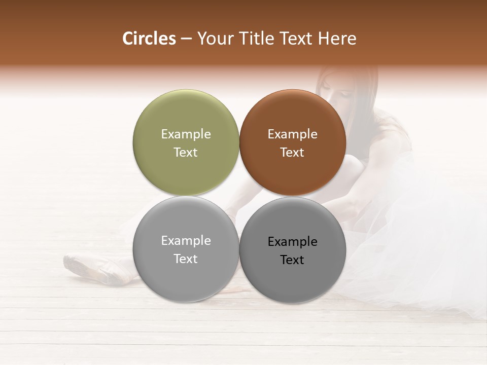 Boot Foot Ballerina PowerPoint Template