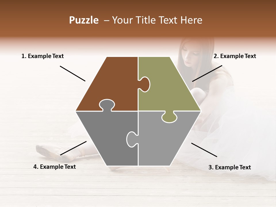 Boot Foot Ballerina PowerPoint Template