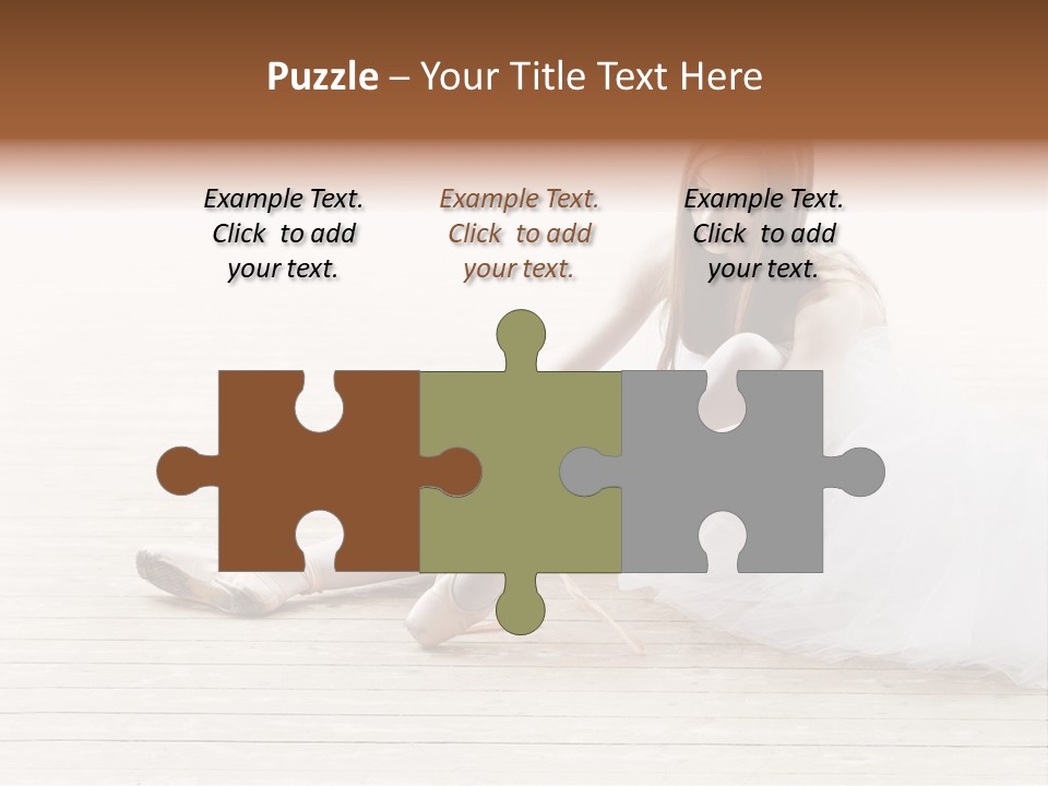 Boot Foot Ballerina PowerPoint Template