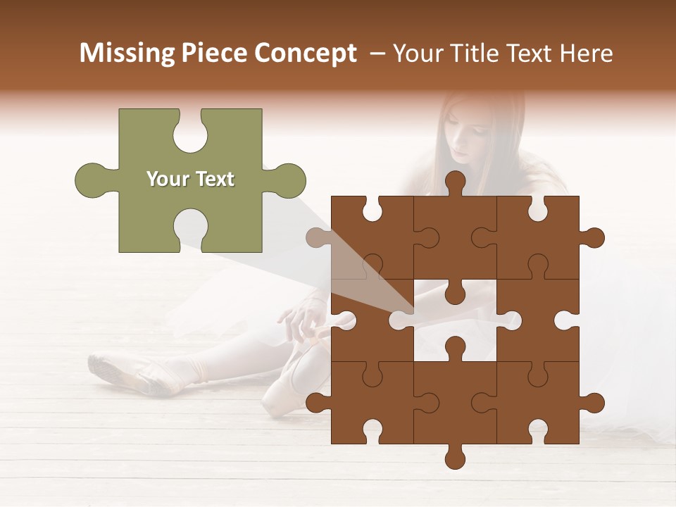 Boot Foot Ballerina PowerPoint Template