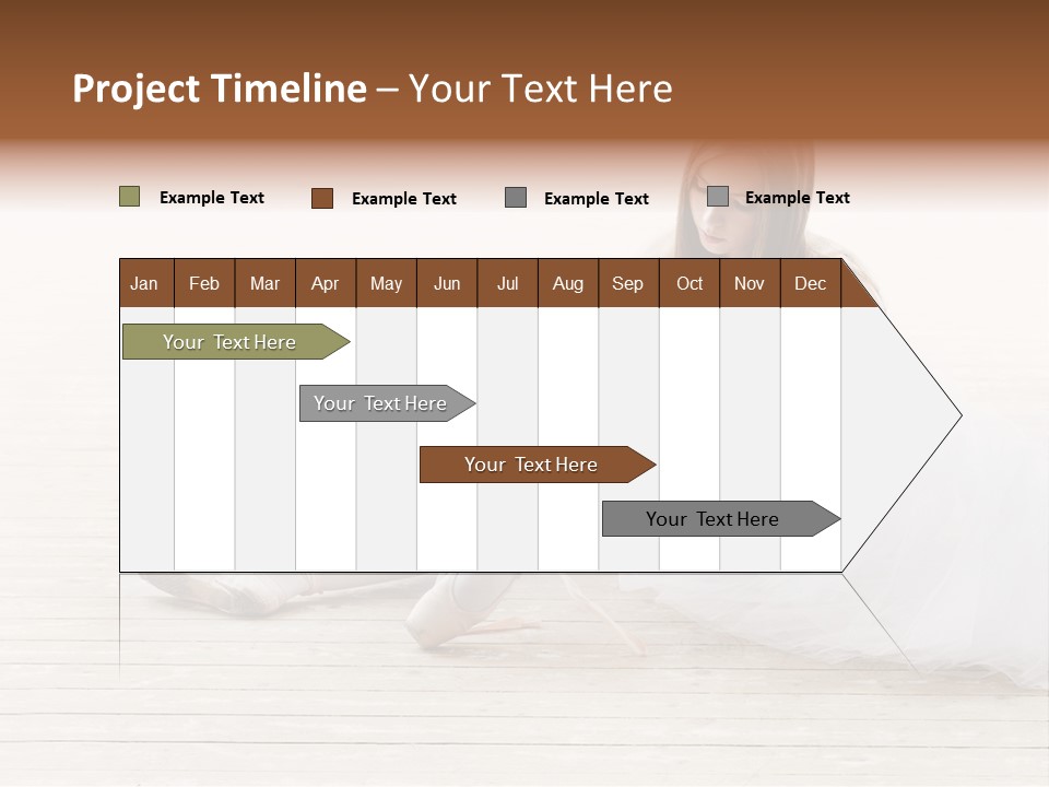 Boot Foot Ballerina PowerPoint Template