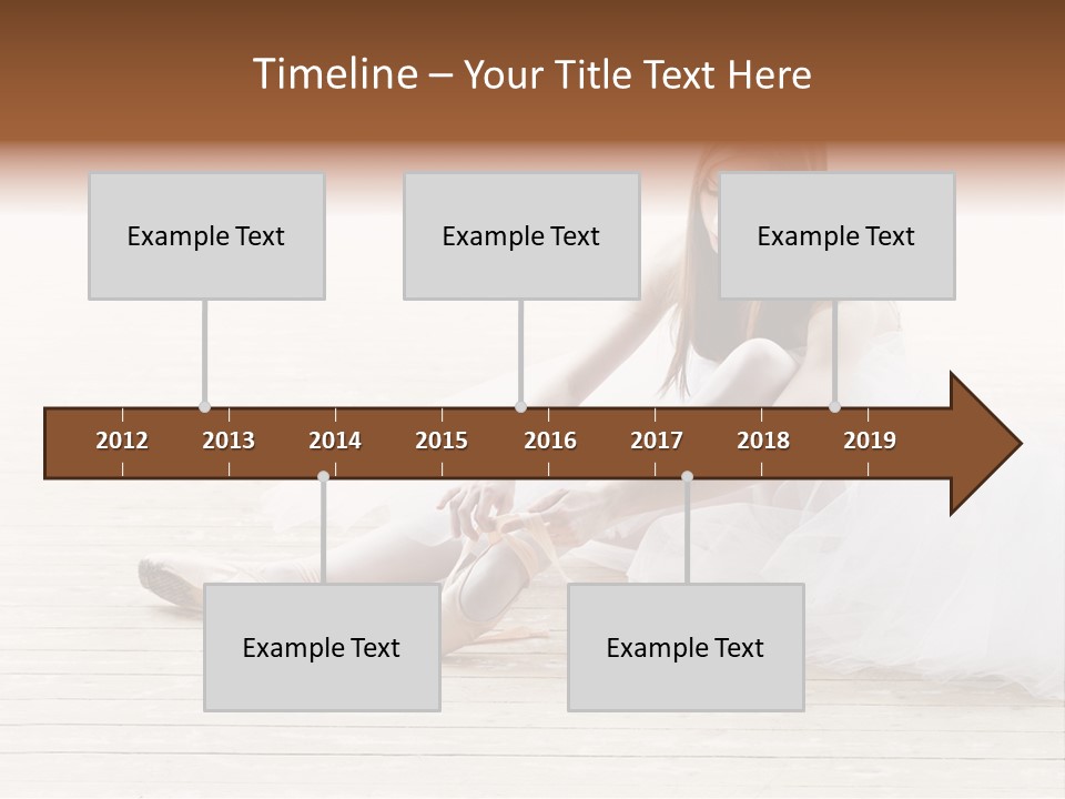 Boot Foot Ballerina PowerPoint Template