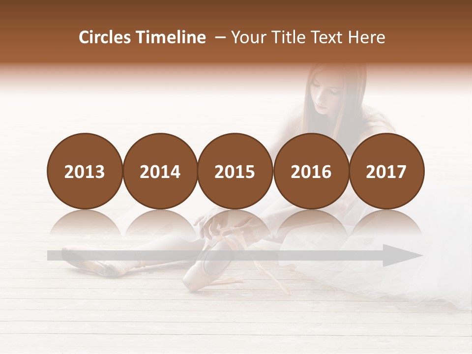 Boot Foot Ballerina PowerPoint Template