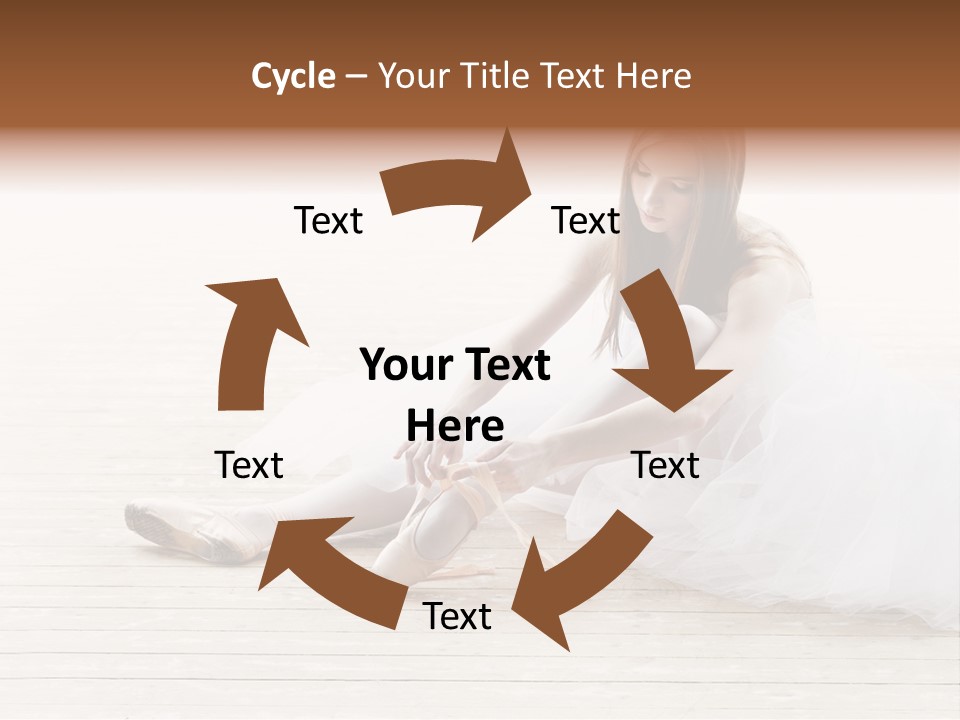 Boot Foot Ballerina PowerPoint Template