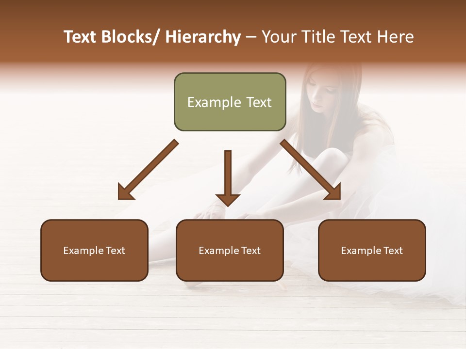 Boot Foot Ballerina PowerPoint Template