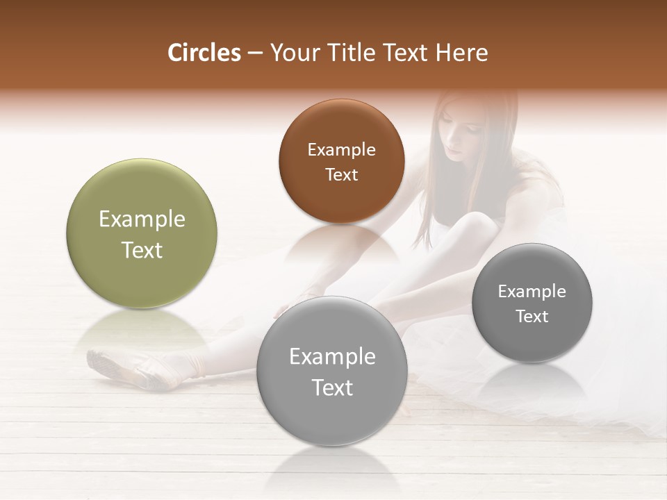 Boot Foot Ballerina PowerPoint Template