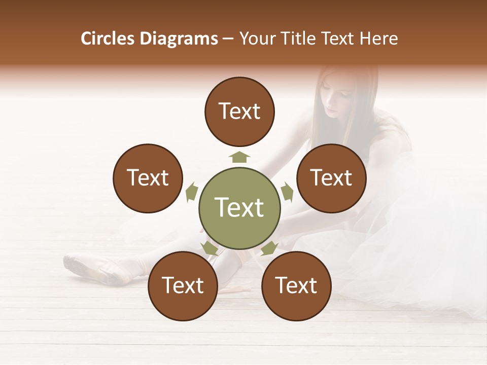 Boot Foot Ballerina PowerPoint Template