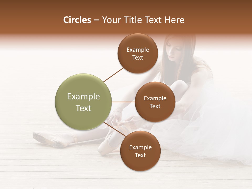 Boot Foot Ballerina PowerPoint Template