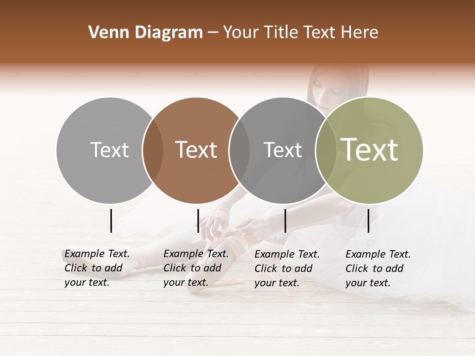 Boot Foot Ballerina PowerPoint Template