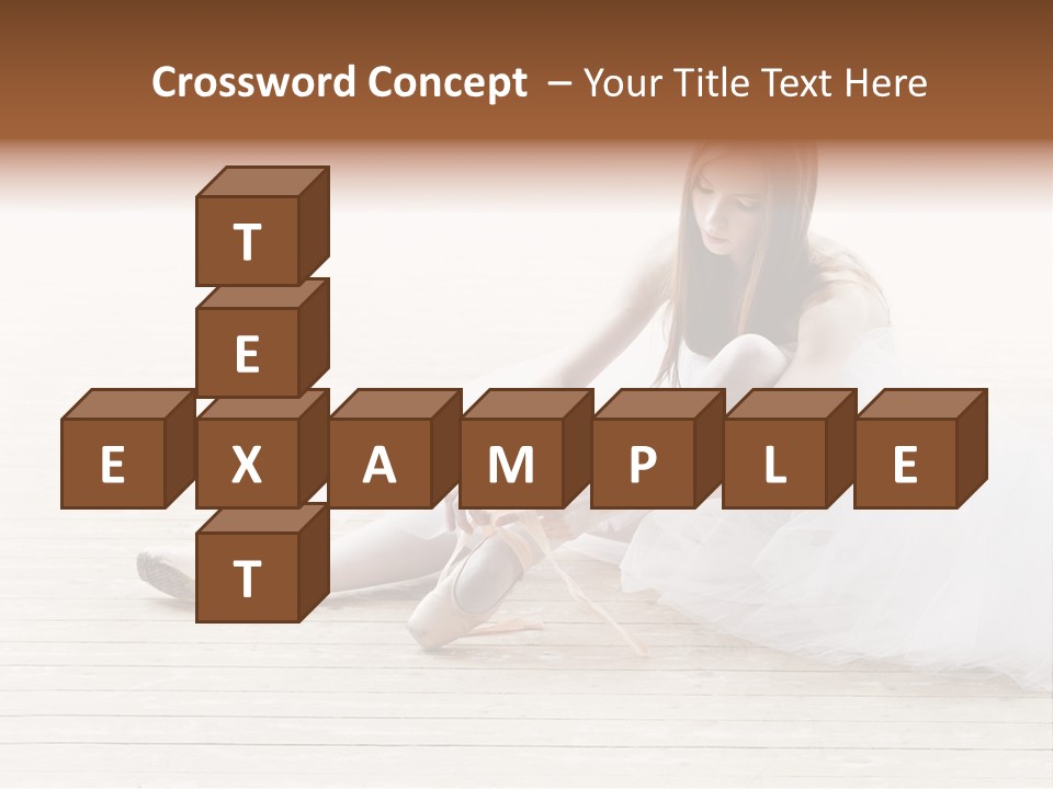 Boot Foot Ballerina PowerPoint Template