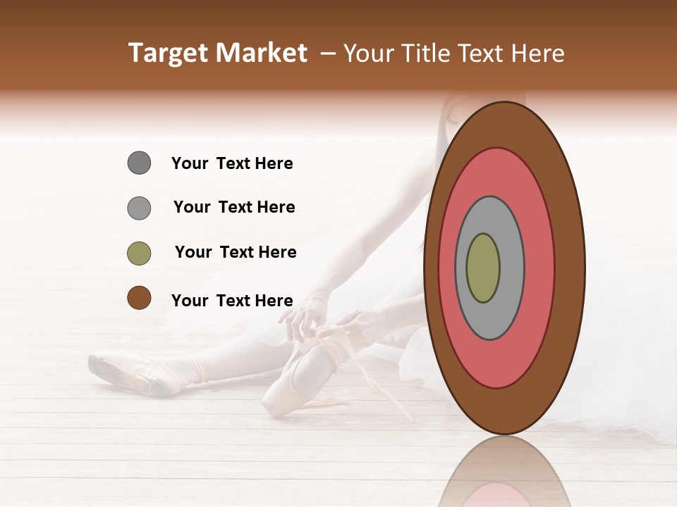 Boot Foot Ballerina PowerPoint Template