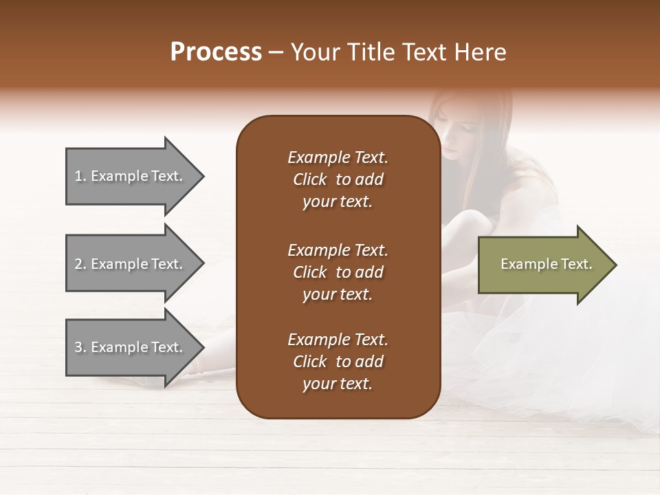 Boot Foot Ballerina PowerPoint Template