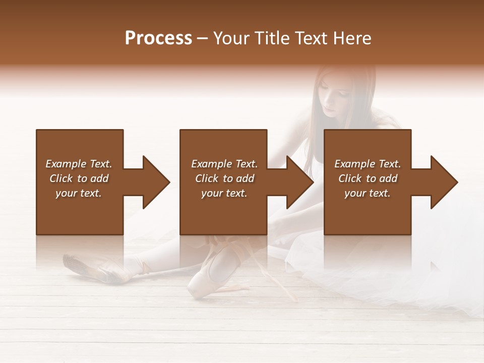 Boot Foot Ballerina PowerPoint Template