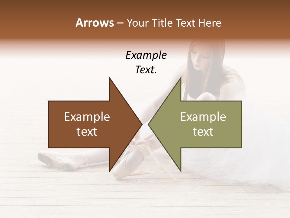 Boot Foot Ballerina PowerPoint Template