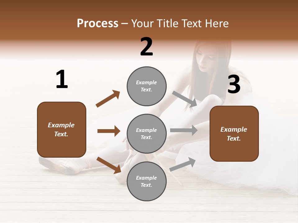 Boot Foot Ballerina PowerPoint Template