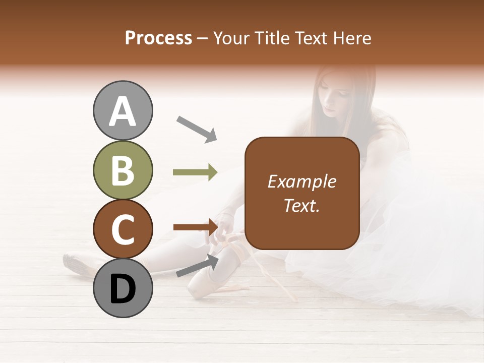 Boot Foot Ballerina PowerPoint Template