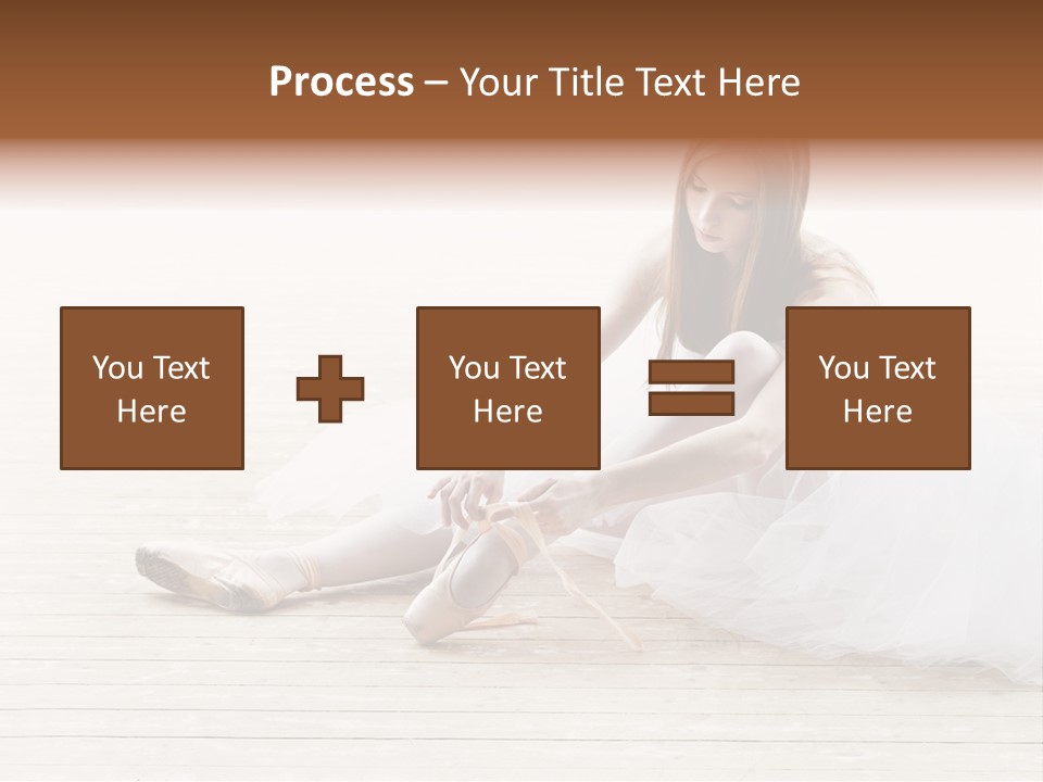 Boot Foot Ballerina PowerPoint Template