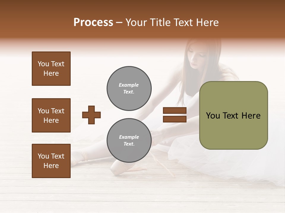 Boot Foot Ballerina PowerPoint Template