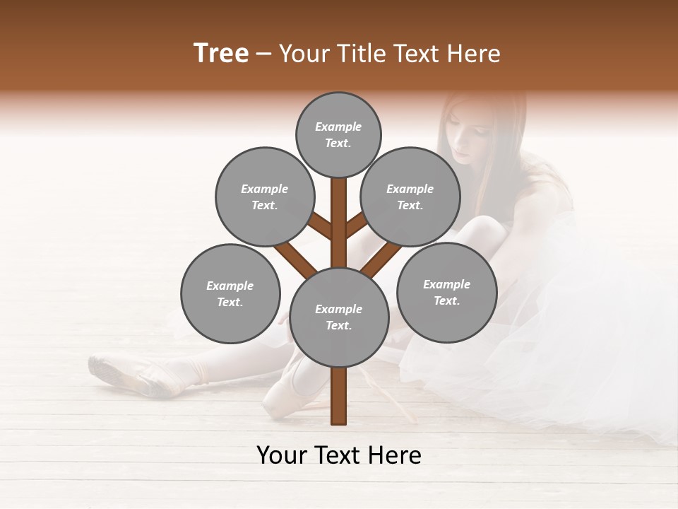 Boot Foot Ballerina PowerPoint Template