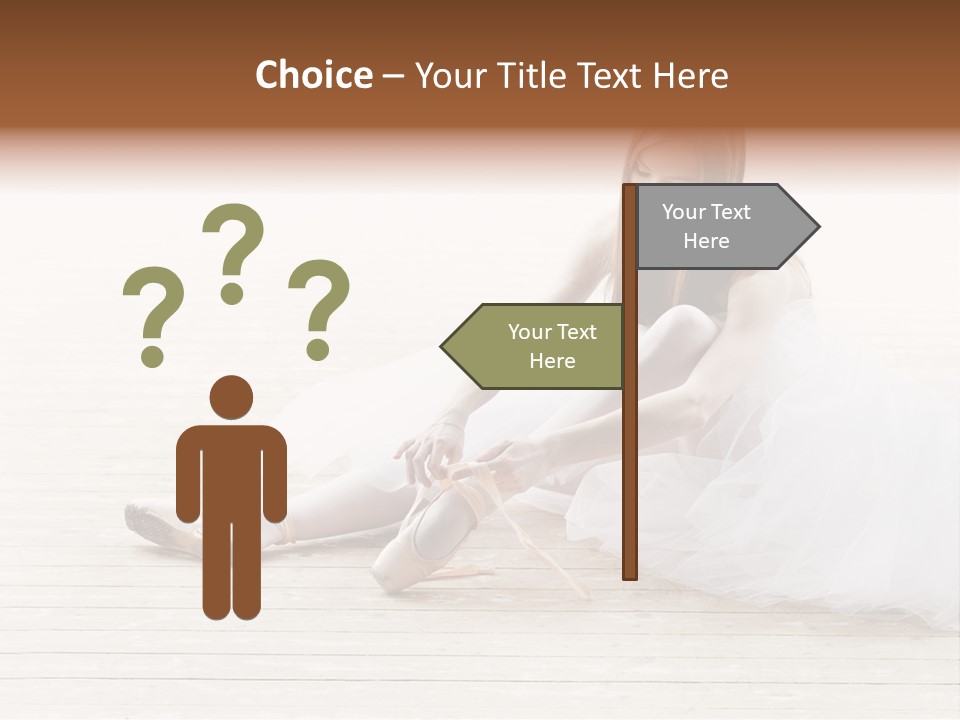 Boot Foot Ballerina PowerPoint Template