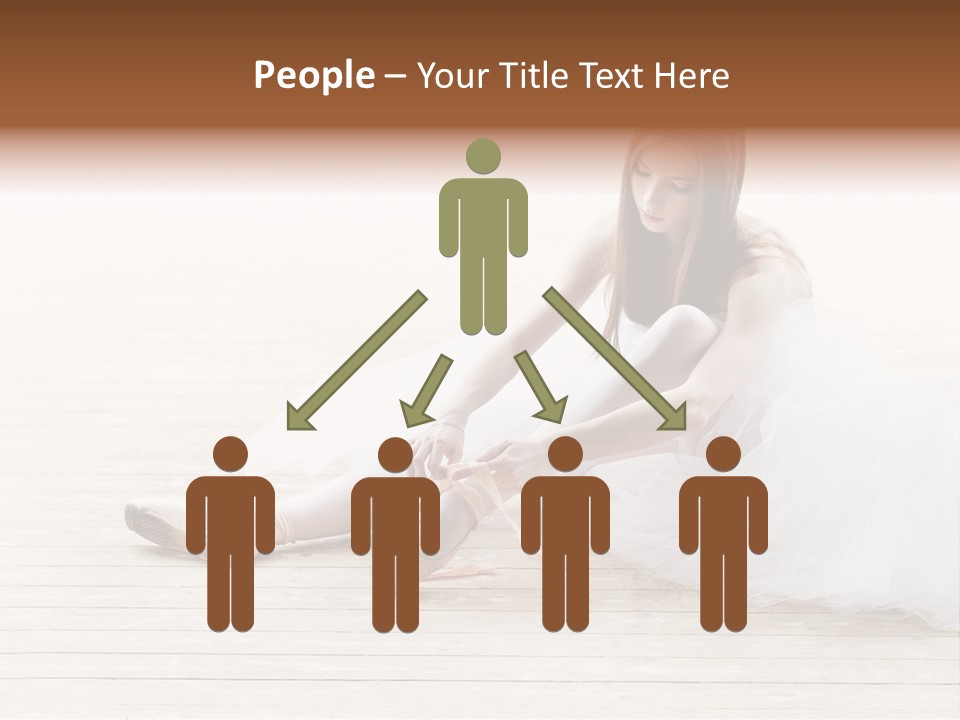 Boot Foot Ballerina PowerPoint Template