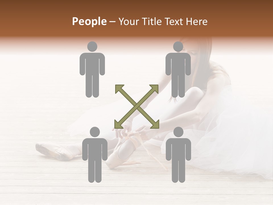 Boot Foot Ballerina PowerPoint Template